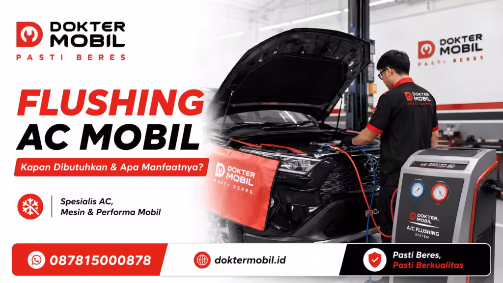 Flushing AC mobil dilakukan teknisi untuk membersihkan kontaminasi pada sirkuit sistem AC kendaraan