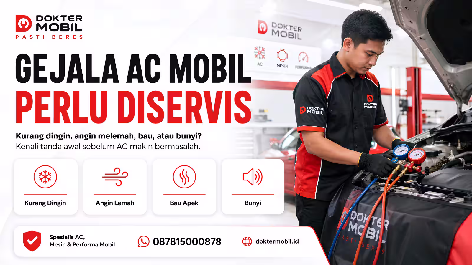Gejala AC Mobil Perlu Diservis dari Perubahan yang Terasa Featured