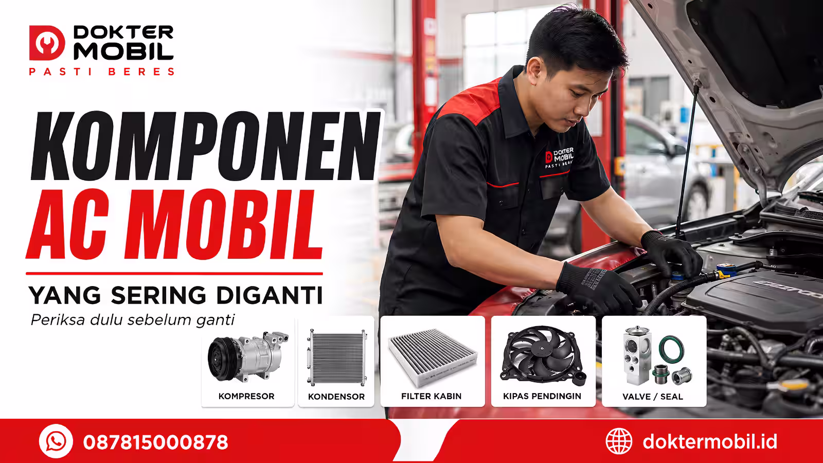 Komponen AC Mobil yang Sering Diganti Saat Service: Kapan Perlu Diganti?