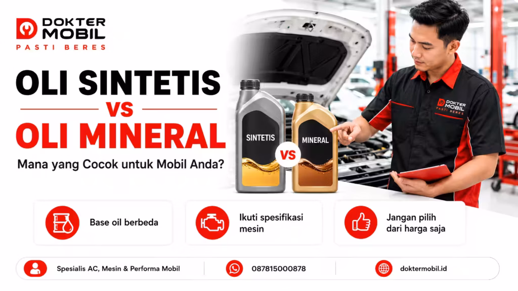 Oli Sintetis vs Oli Mineral: Mana yang Lebih Cocok untuk Mobil Anda?