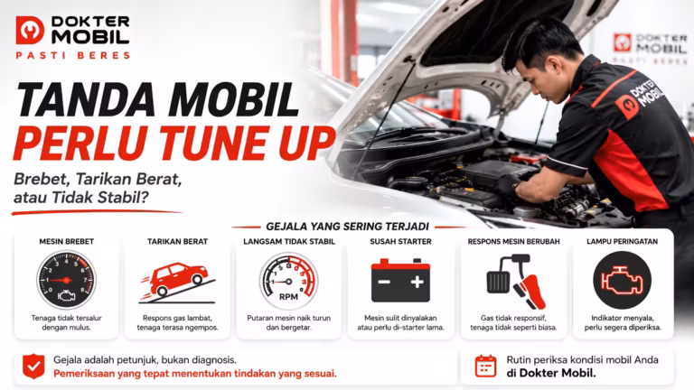 Tanda Mobil Perlu Tune Up Saat Mesin Mulai Brebet, Berat, atau Tidak Stabil