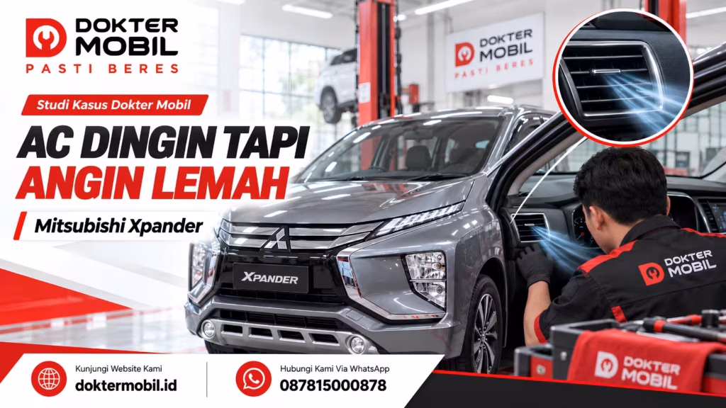 Mitsubishi Xpander AC Dingin tetapi Hembusan Angin Lemah