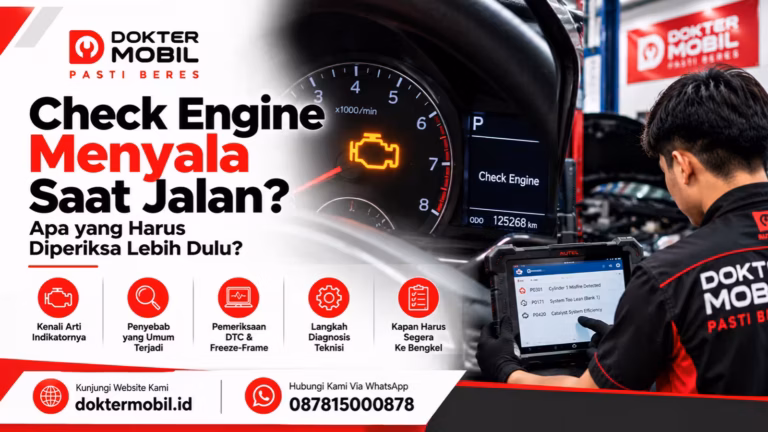 Check Engine Menyala Saat Jalan: Apa yang Harus Diperiksa Lebih Dulu?