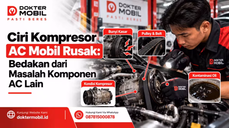 Ciri Kompresor AC Mobil Rusak: Bedakan dari Masalah Komponen AC Lain