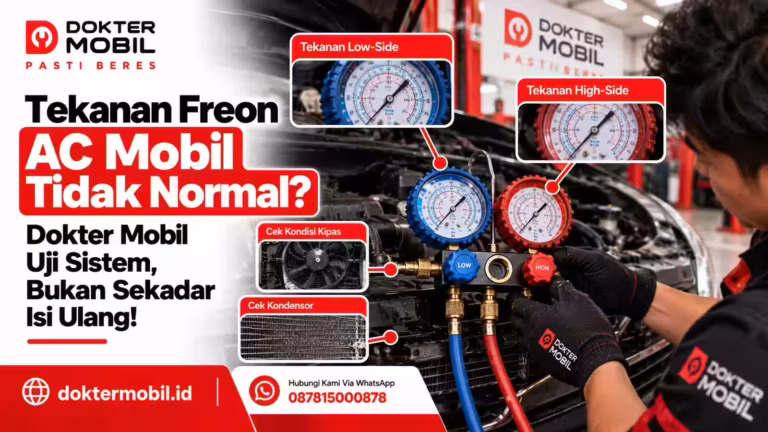 Tekanan Freon AC Mobil Tidak Normal? Dokter Mobil Uji Sistem, Bukan Sekadar Isi Ulang!